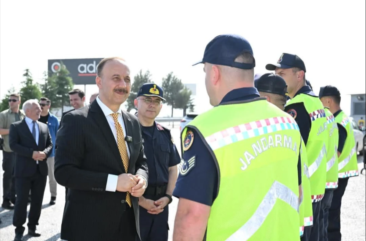 Vali Erin, güvenlik noktalarını ziyaret etti