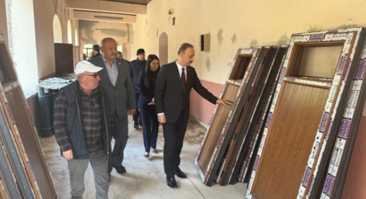 Vali Erin Senirkent&rsquo;te incelemelerde bulundu